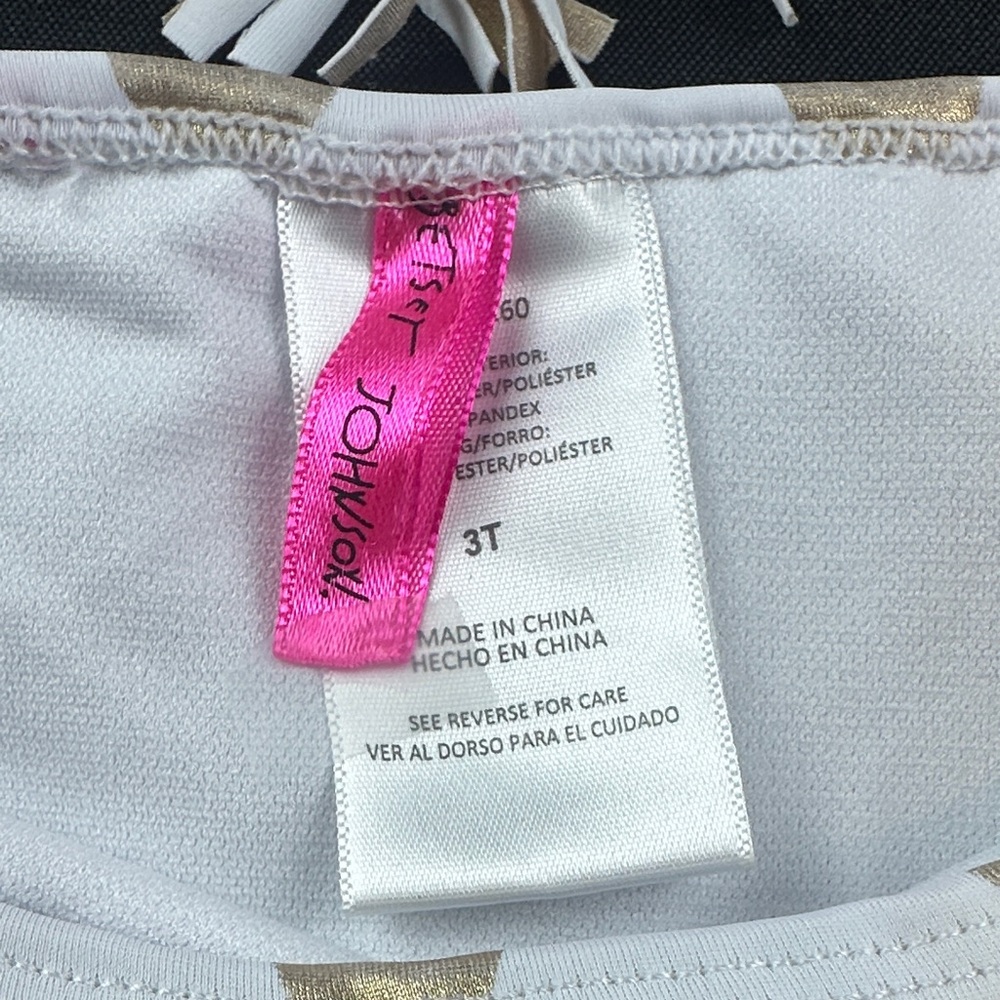 Betsey Johnson White and Gold Bikini - Picture 2 of 8